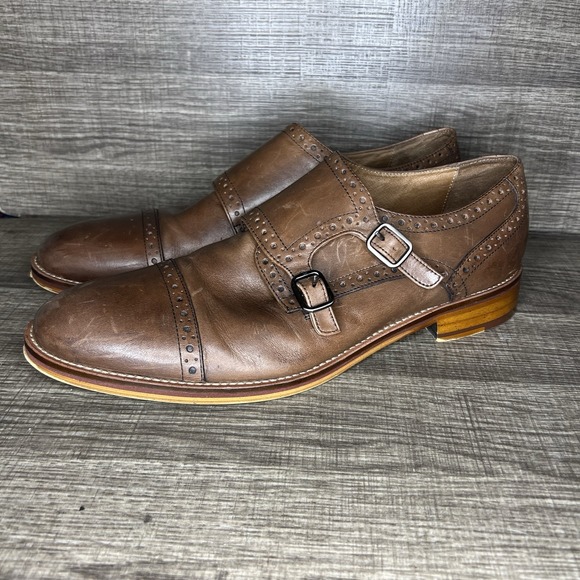 Johnston & Murphy Other - Johnston & Murphy Mens Double Monk Strap Cap-Toe Dress Shoe Size US 11.5